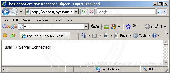 ASP Response Object