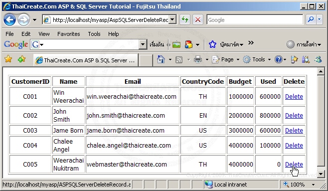 ASP & SQL Server