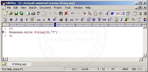 ASP/VbScript String