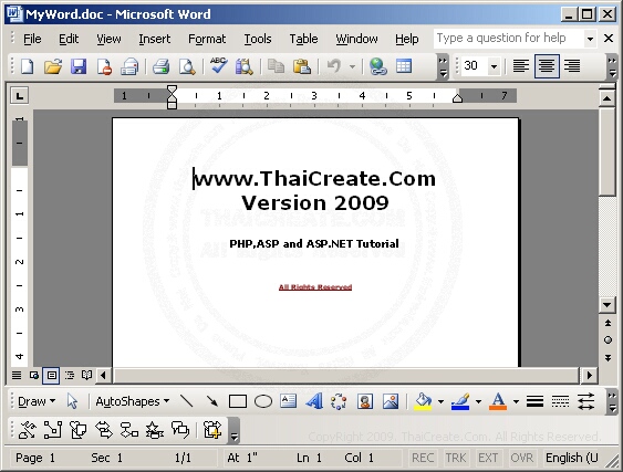 ASP & Word (Word.Application) - Paragraphs & Range