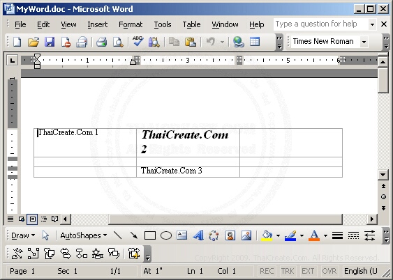 ASP & Word (Word.Application) - Create/Insert Table (Tables.Add)
