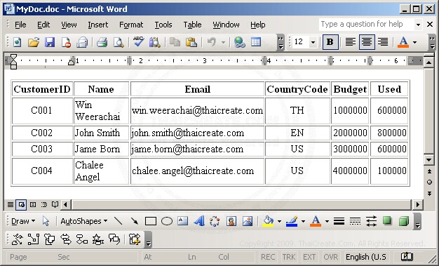 ASP Word Response.ContentType =