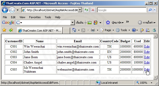 ASP.NET & Microsoft Access