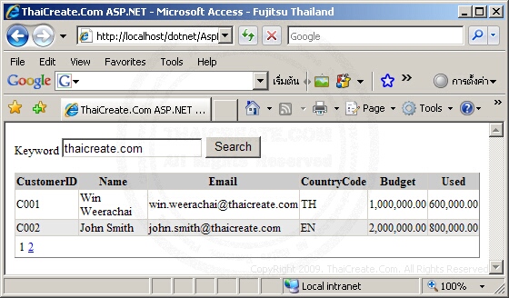 ASP.NET & Microsoft Access