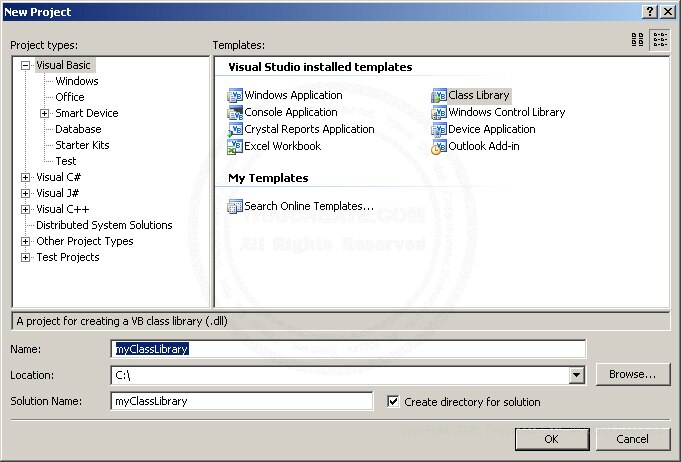 ASP.NET Create Class Library (.dll)