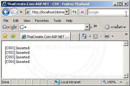 ASP.NET CSV ASP.NET CSV