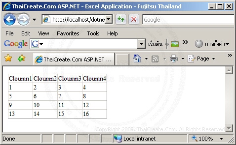 ASP.NET Excel ASP.NET Excel