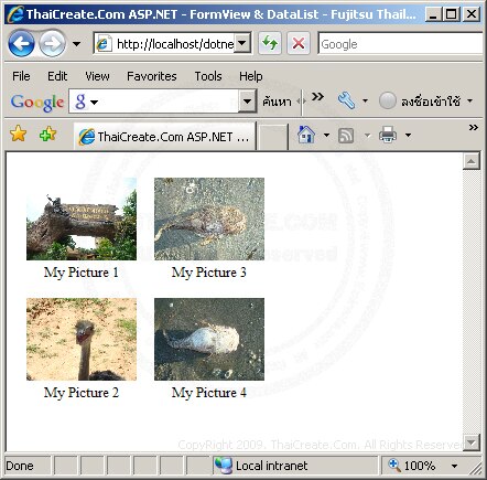 (C#) ASP.NET FormView & DataList Control - VS 2005,2008,2010 (FX 2.0,3. ...