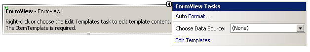 ASP.NET FormView Control