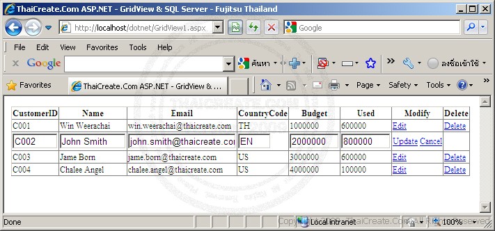 ASP.NET GridView & SQL Server ASP.NET GridView & SQL Server