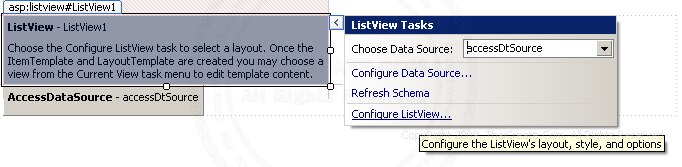 ASP.NET ListView Control