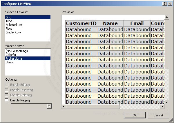 ASP.NET ListView Control ASP.NET ListView Control