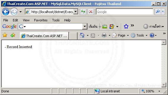 ASP.NET MySql.Data.MySqlClient