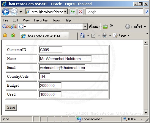 ASP.NET & Oracle ASP.NET & Oracle