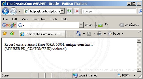 ASP.NET & Oracle ASP.NET & Oracle