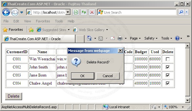 ASP.NET & Oracle ASP.NET & Oracle