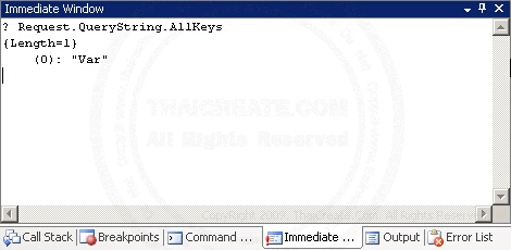 ASP.NET Request AllKeys