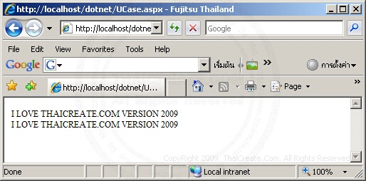 ASP.NET UCase,ToUpper