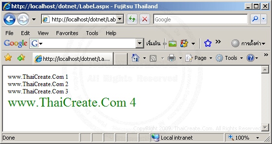 ASP.NET Web Control