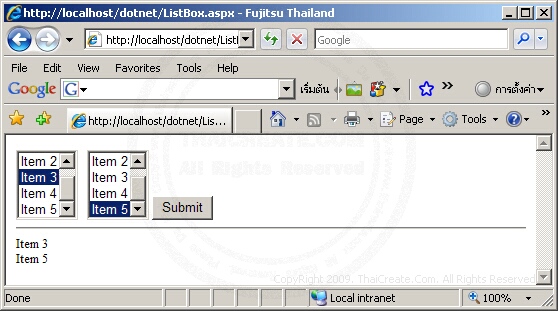 ASP.NET ListBox - asp:ListBox