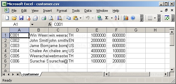 ASP.NET Write CSV ASP.NET Write CSV