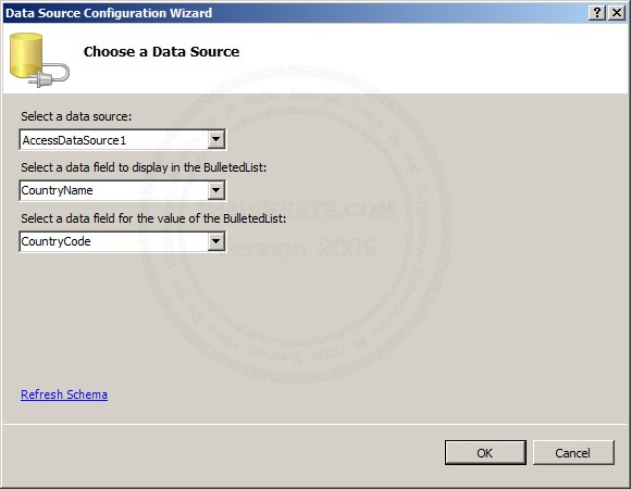 ASP.NET & AccessDataSource and BulletedList