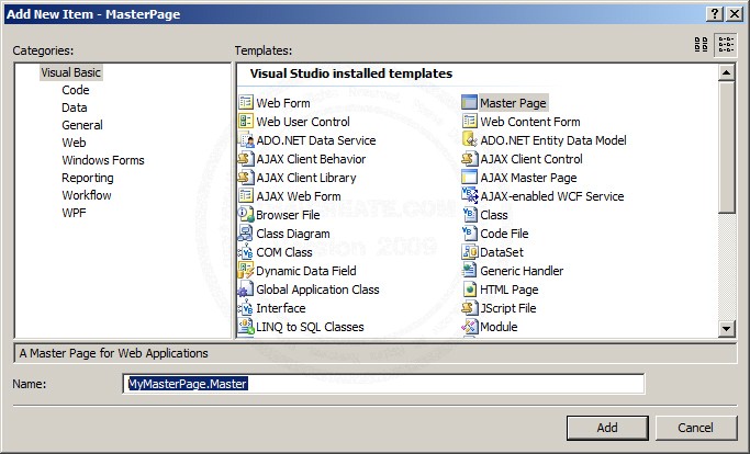ASP.NET & Master Page