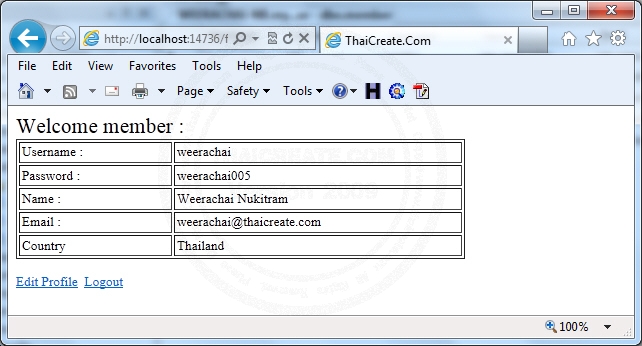 ASP.NET Register/Login/Reset Password/Update Profile ASP.NET Register/Login/Reset Password/Update Profile