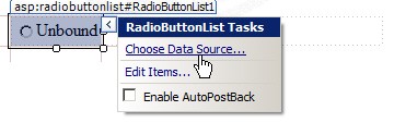 ASP.NET & AccessDataSource and RadioButtonList