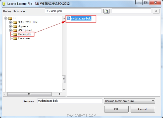 การ Backup และ Restore ฐานข้อมูล SQL Server Database อย่างถูกวิธี ...