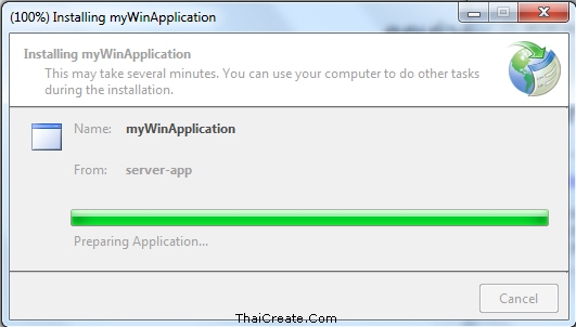ClickOnce Deployment Install .Net Application