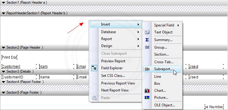 Crystal Report Sub Report Crystal Report Sub Report
