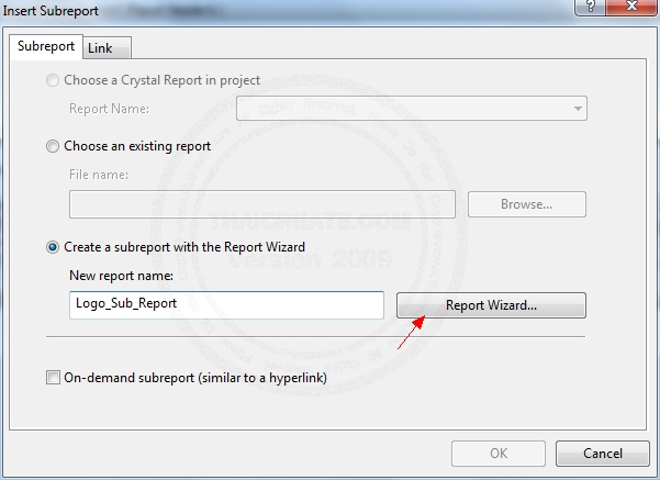 Crystal Report Sub Report