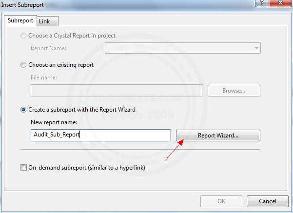 Crystal Report Sub Report