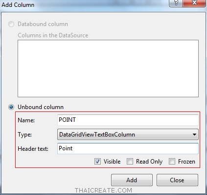 DataGridView Custom Column Header