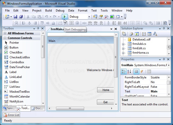 .NET Windows Form Application .NET Windows Form Application