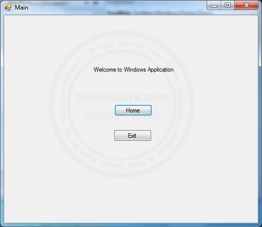 .NET Windows Form Application .NET Windows Form Application