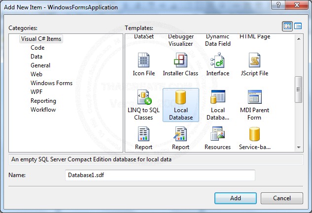 .NET Windows Form Application