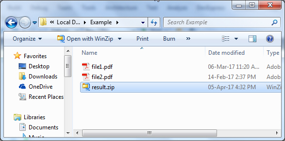 C# VB.Net Zip File