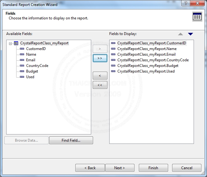 Crystal Report Class .NET) Crystal Report Class .NET)