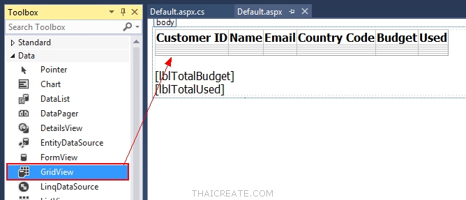 GridView List Show Data GridView List Show Data