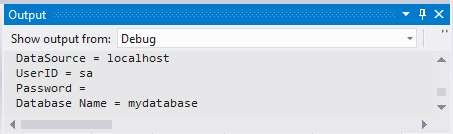 Get Connection String & Connection State