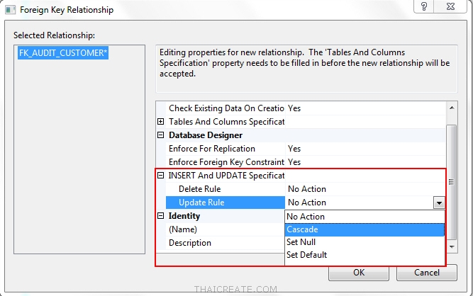 Table & Relation LINQ, Entity Framework