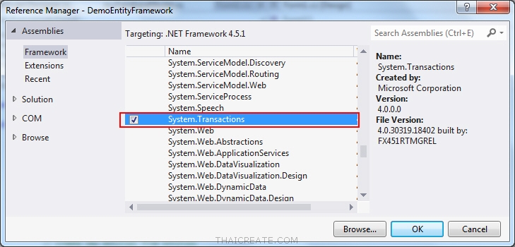 Entity Framework and Try Catch Exception