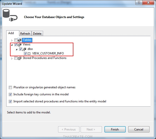 VIEW Table (LINQ, Entity Framework)