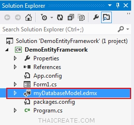 Entity Framework Visual Studio