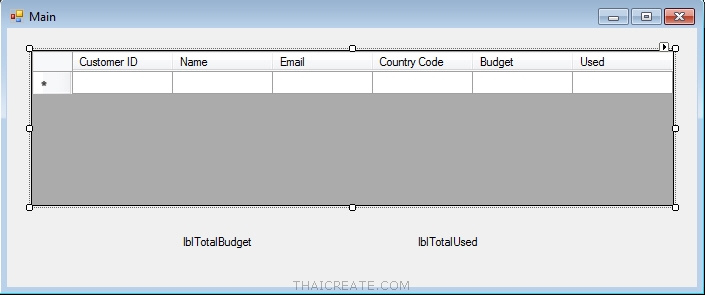 DataGridView List Show Data