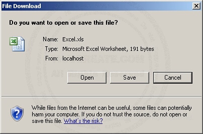 ASP.NET Excel Response.ContentType = "application/vnd.ms-excel"