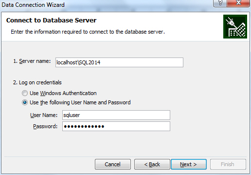 Excel Connect to SQL Server