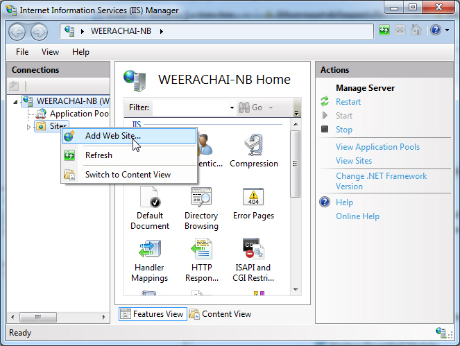 IIS7 ASP